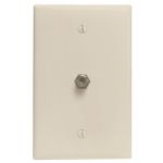 Leviton Lt Almond Single F-cnnct