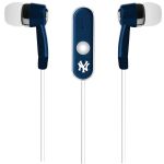 Mizco Sports Stereo Earbuds Yankees