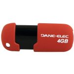Dane-elec 4gb Capls Usb Drive Red