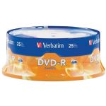 Verbatim 4.7gb Dvd-r 25ct Spindle