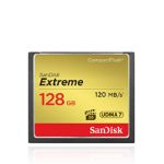 SanDisk 128 GB Extreme CompactFlash Memory Card (120mb/s)